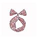 Cloris Girls Twist Bow Mix Print Wired Headbands(9 Pack)