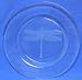 Individually Hand Etched Dragonfly Glass Salad Plate 8"D Set / 2