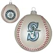 Seattle Mariners MLB Glass Baseball Ornament (3")