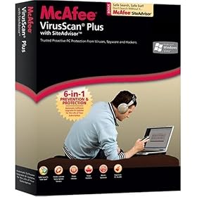 McAfee VirusScan Plus with SiteAdvisor - Retail Box - SAVE - FREE SHIPPING