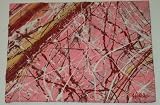 ACTION PAINTING (JACKSON POLLOCK STYLE) 20 x 27 inches MODERN ABSTRACT ART ENTITLED: OVER THE RAINBOW