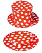 Polka Dot Clown Hat - Adult Std.