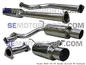 Tsudo 2003-07 Honda Accord LX/EX V6 2dr Coupe EVO2 Catback Dual Exhaust System
