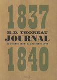Journal : Volume 1 : octobre 1837- d�cembre 1840