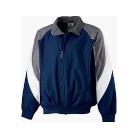 Youth Tri-Color Fleece Lined Nylon Jacket from Augusta Sportswear by Augusta
