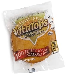 Vitalicious Golden Corn Vita Tops , 2-Ounce Units (Pack of 24)
