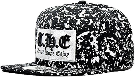 DRTIDEA Korean version of the 2016 new European and American hip-hop hat Men tide Pomo snowflake hat baseball cap hip-hop hat (BLACK)