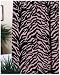 Zebra Pink Shower Curtain by Karin Maki