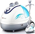 Kazoo 50 oz Telescopic Fabric and Garment Steamer, household use, blue