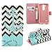 Yakamoz PU Leather Zebra Print Anchor Flip Wallet Card Slots Stand Case Cover for LG G3 Beat, LG G3 VIGOR, LG G3 Mini, LG G3s (NOT for LG G3) with Free Screen Protector & Stylus Pen