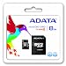 Original OEM A-Data 8GB MicroSD card Plus SD Adaptor With Lifetime Manufacturer Warranty + Free Keychain MicroSD Card Reader (Colors May Vary) For LG Marquee LS855, LG Optimus Black P970, Ignite AS855