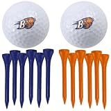 Bucknell Bison Two Golf Balls and Twelve Tees Set