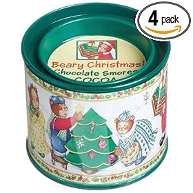 McSteven's Beary Christmas! Chocolate Smores Cocoa, 2.5-Ounce Tins (Pack of 4)
