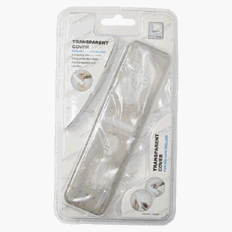 CET Domain 10300803 Transparent Silicone Cover Skin for Nintendo Wii Remote Controller