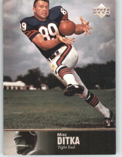 1997 Upper Deck Legends Football Card # 29 Mike Ditka - Chicago Bears - NFL Trading Card in Screw Down Case