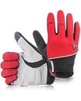 Zookki Cycling Gloves Mountain Bike Gloves Road Racing Bicycle Gloves Light Silicone Gel Pad Riding Gloves Touch Recognition Full Finger Gloves Men/Women Work Gloves