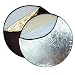 Opteka 43" 5-in-1 Collapsible Disc Reflector, Translucent, White, Black, Silver, Gold, with Carrying Case