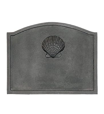 Small Shell Cast Iron Fireplace Fireback