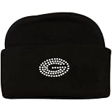 NCAA Georgia Bulldogs Newborn Girls Black Rhinestone Knit Beanie