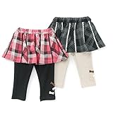 Biquette Club(ビケットクラブ) スカート付スパッツ (80～95cm) キムラタンの子供服 (10367-163) ピンク 90