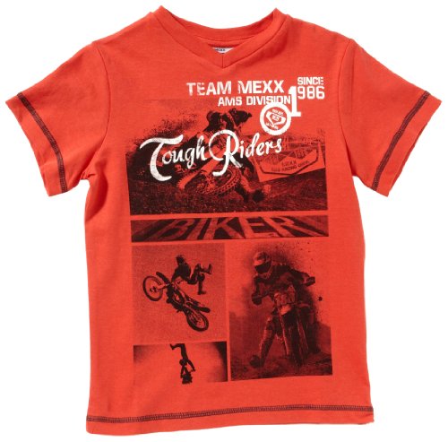 MEXX Jungen T-Shirt K1RE9998, Gr. 122/128 (L), Rot (622) Preisvergleich