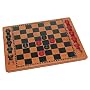 "Red & Black Wood Checkers Set"