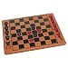 Wood Expressions Red/Black Wood Checkers Set
