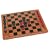 Wood Expressions Red/Black Wood Checkers Set