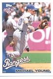 2010 Topps Opening Day Baseball Card # 200 Michael Young - Texas Rangers Mint Condition MLB Trading Card - Shipped In Protective ScrewDown Display Case!