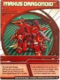 Bakugan Paper Ability Card: Maxus Dragonoid 1/2ab