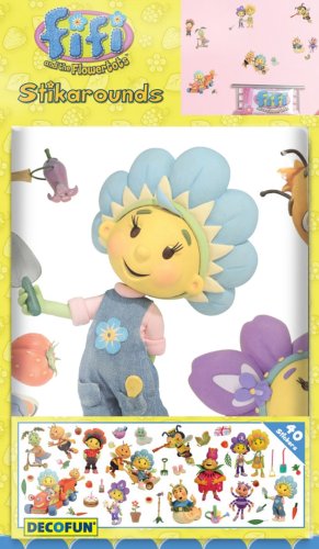Decofun, Fifi and the Flowertots Wall Stickers, Stikarounds