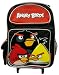 Christmas Angry Bird Backpack with Adjustable Strap and Wheels