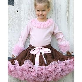 Buy Ally Girl Pettiskirt *BROWN PINK(petite - tween) by Ally Girl