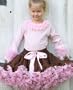 Ally Girl Pettiskirt *BROWN/PINK* (petite - tween) X Large (7y/8y)