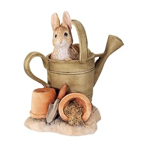 Beatrix Potter Peter Rabbit With Watering Can Figurine