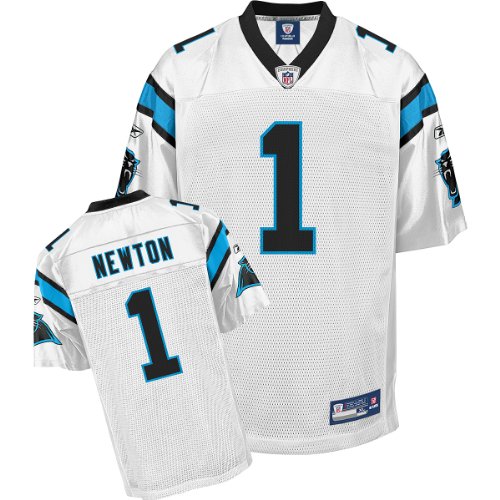 Reebok Carolina Panthers Cam Newton Replica White Jersey Extra Large