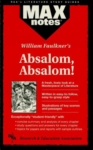 Absalom, Absalom! (MAXNotes Literature Guides)