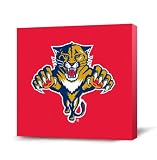 NHL Florida Panthers Dark Logo Canvas Print (12 x 12)
