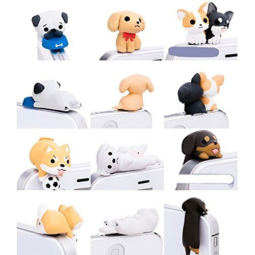 Little puppy 3.5mm dust plug 6 pcs of jack earphone cap…