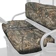 Classic Accessories QuadGear UTV Seat Cover (Hardwoods, Fits Polaris Bench)