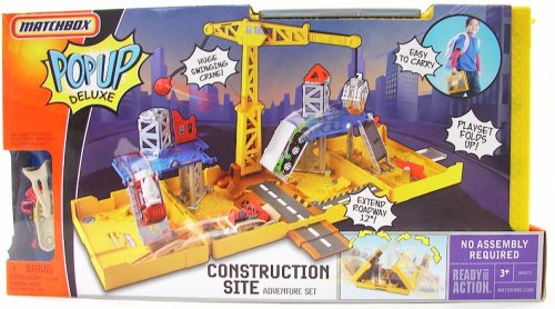 Buy Mattel Matchbox Pop Up Deluxe Construction Site Adventure Set online at Discounted New and Used prices. Delivered to your door with Childrens Toyshop.com