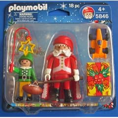 Playmobil 5846 - Weihnachtsmann / Santa Claus & Elf & Zubeh�r - OVP