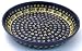 Bunzlauer Polish Pottery Traditional Pie Plate, Blue with Yellow and Green