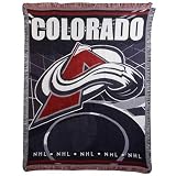 Colorado Avalanche Jacquard Woven Throw Blanket