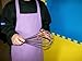 CHEFSKIN LAVENDER LIGHT PURPLE APRON KIDS Children FITS 7-12 YR OLDS 19x28 INCHES REAL FABRIC 100% POLY NICE GIFT or PARTY FAVOR PERFECT for IRON ON-TRANSFER PHOTO