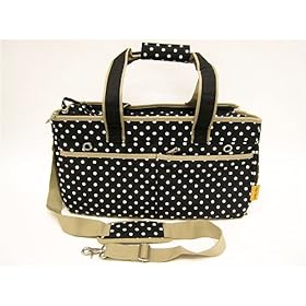 【クリックで詳細表示】ドットプリントキャリー クロ PE51