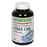 Nature's Bounty Fish Oil, 1200 mg, 100 Softgels (Pack of 3)