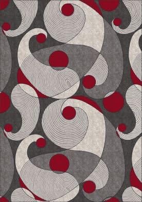 Milliken Mirin 00024 Ebony Modern Times Collection 7'7"x7'7"