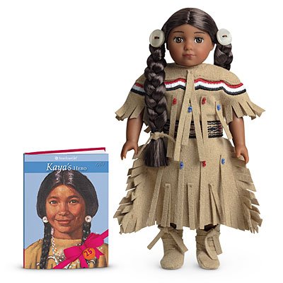 American Girl Limited Edition 25th Anniversary Collectible Kaya Mini Doll and Book Set
