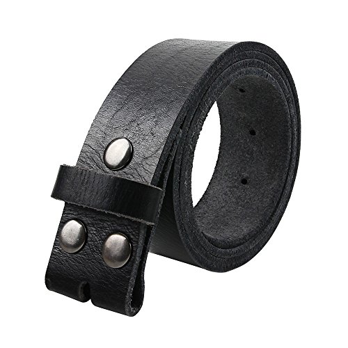 Senmi Mens Full Grain 100% Country Cowhide Genuine Leather Belts Snap on Belt